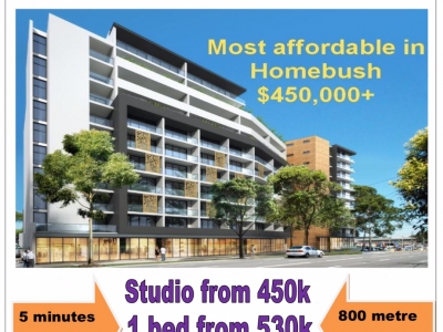 悉尼内西区中心位置HOMEBUSH最高性价比91平 ...