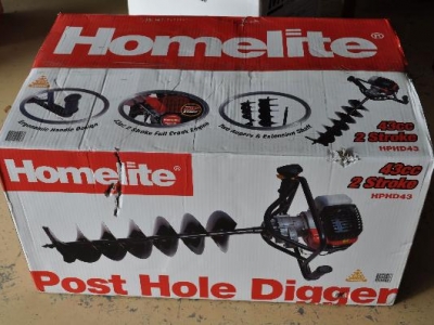 homelite post hole digger 专业 挖洞机 ...
